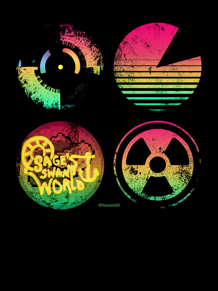 "Sage's Swamp World" Grunge Decal by HCSandD