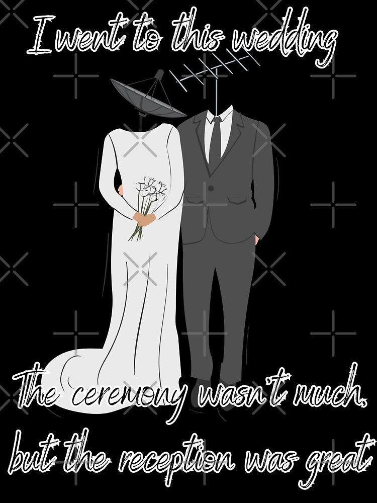 Anntena wedding reception funny dad joke fathersday gift by Sukis-shop