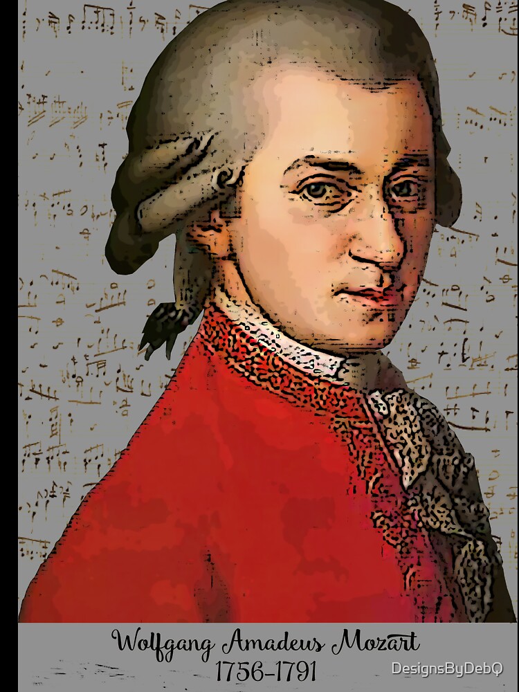 Wolfgang Amadeus Mozart Grunged by DesignsByDebQ