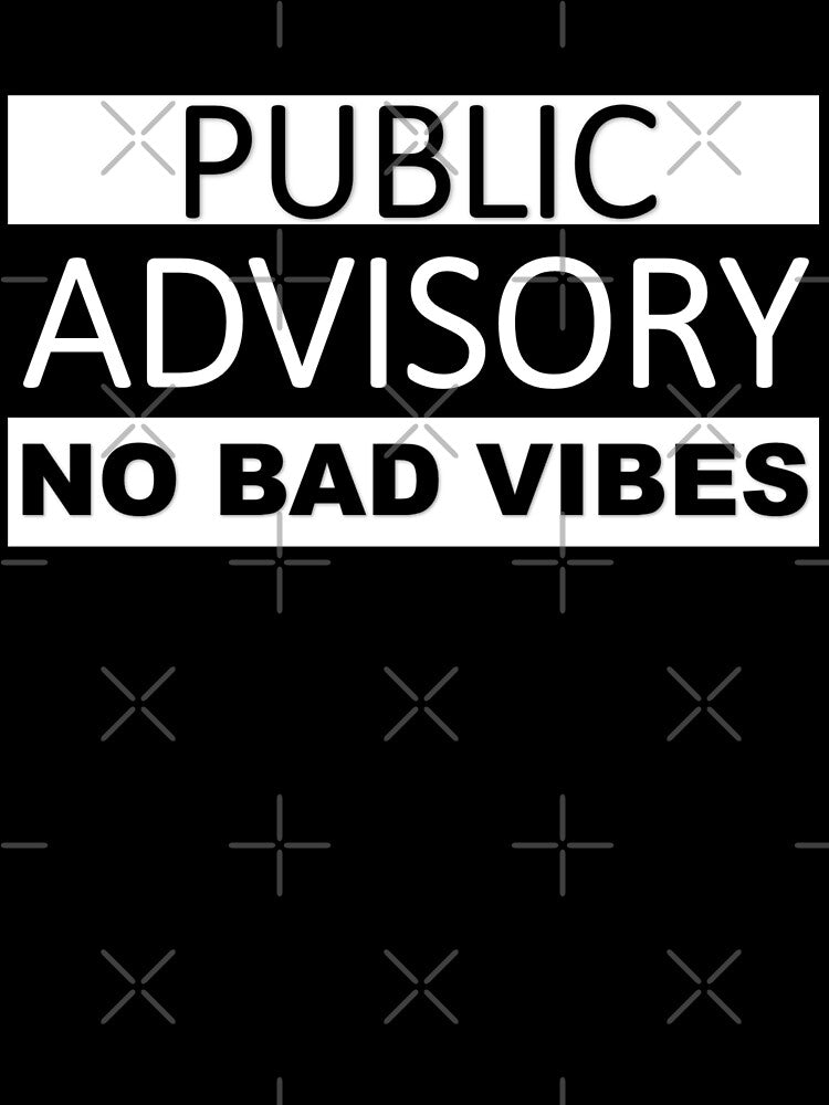 No Bad Vibes by Noble Merch