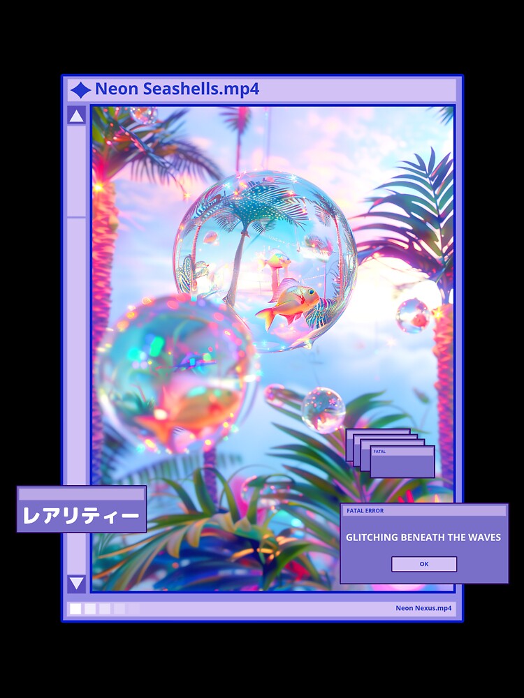Neon Seashells by Eccentriquee