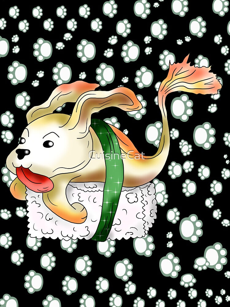 kawaii dogfish sushi by CuisineCat