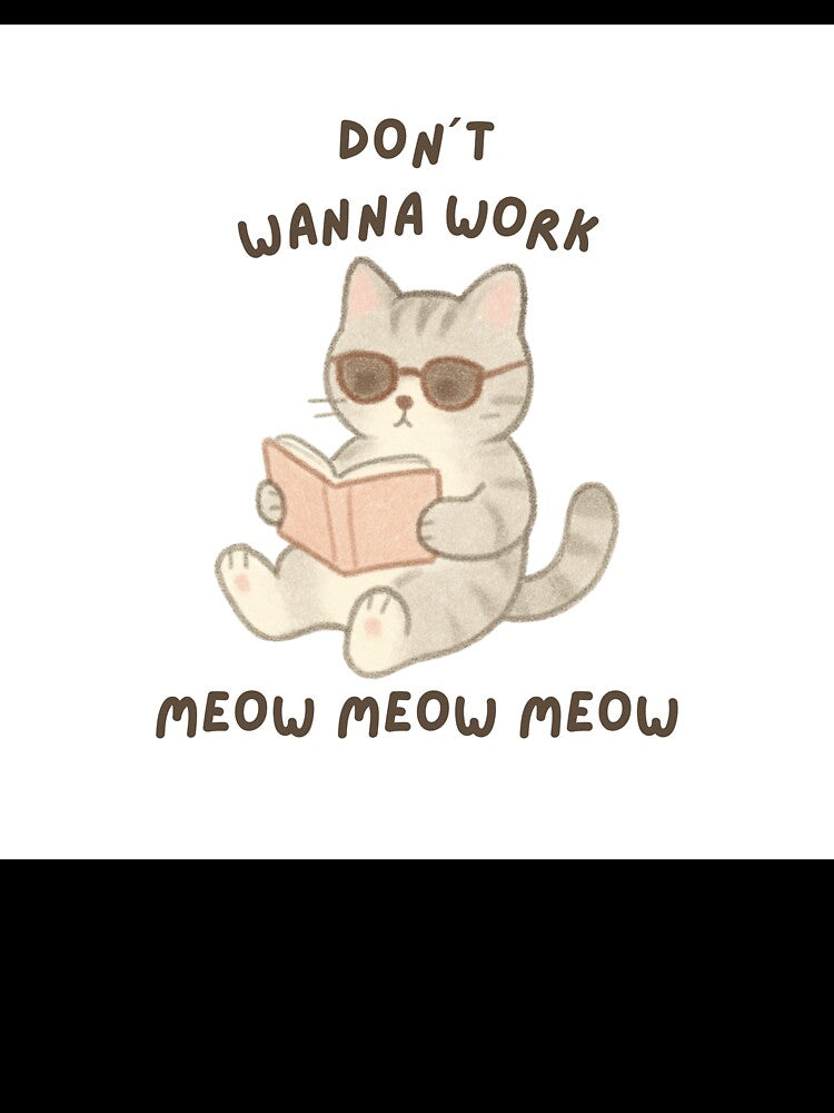Don't wanna work cat by L-Liebermann