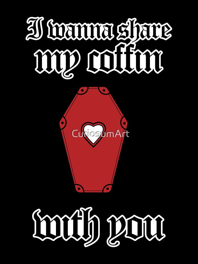 Share my coffin corners red - gothic valentine's day by CuriosumArt