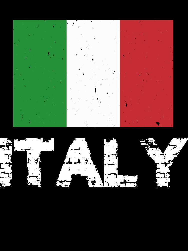 Italy Flag T-Shirt for Men and Women by AllStarMerch