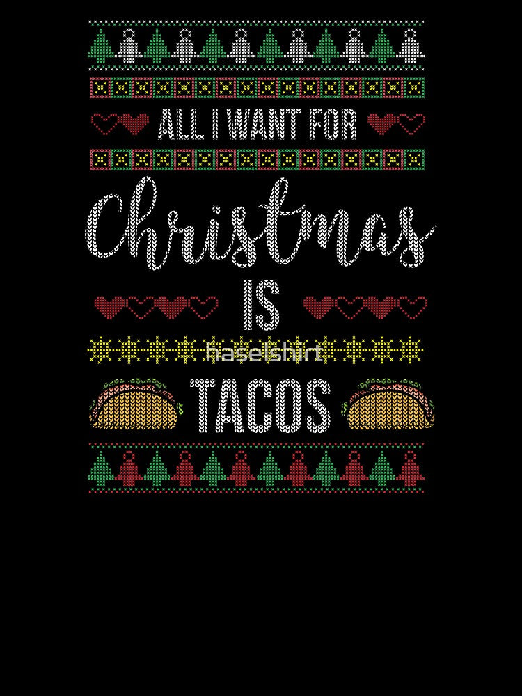 Taco Santa Christmas Xmas Holiday Gift by haselshirt