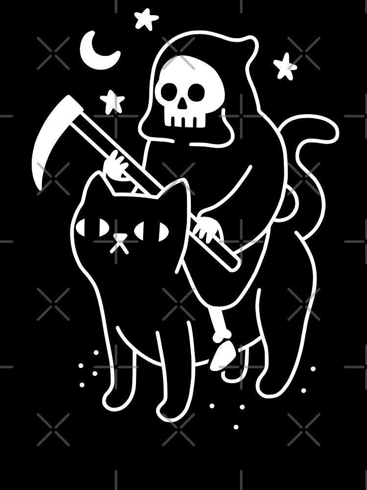 Death Rides A Black Cat by obinsun