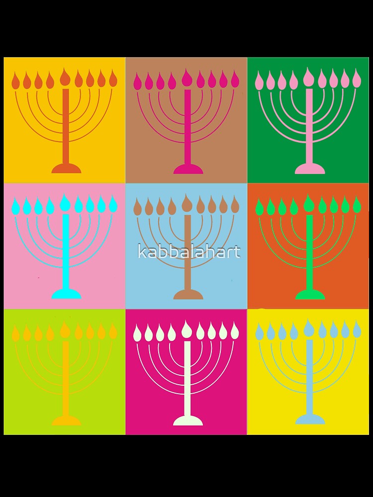 hanukkah Pop Art by kabbalahart
