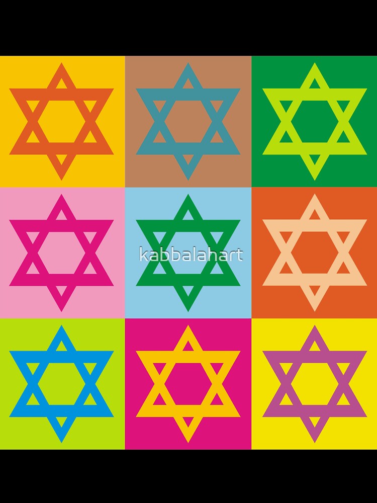 Star of David Pop Art by kabbalahart
