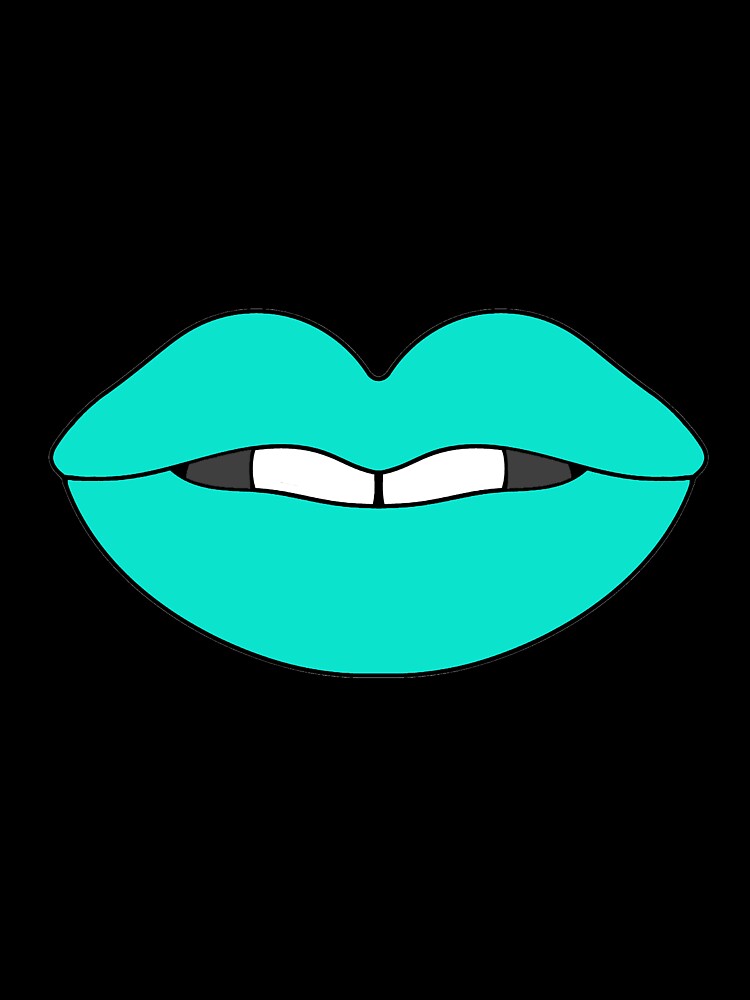 My Turquoise Lips by artofmelimel