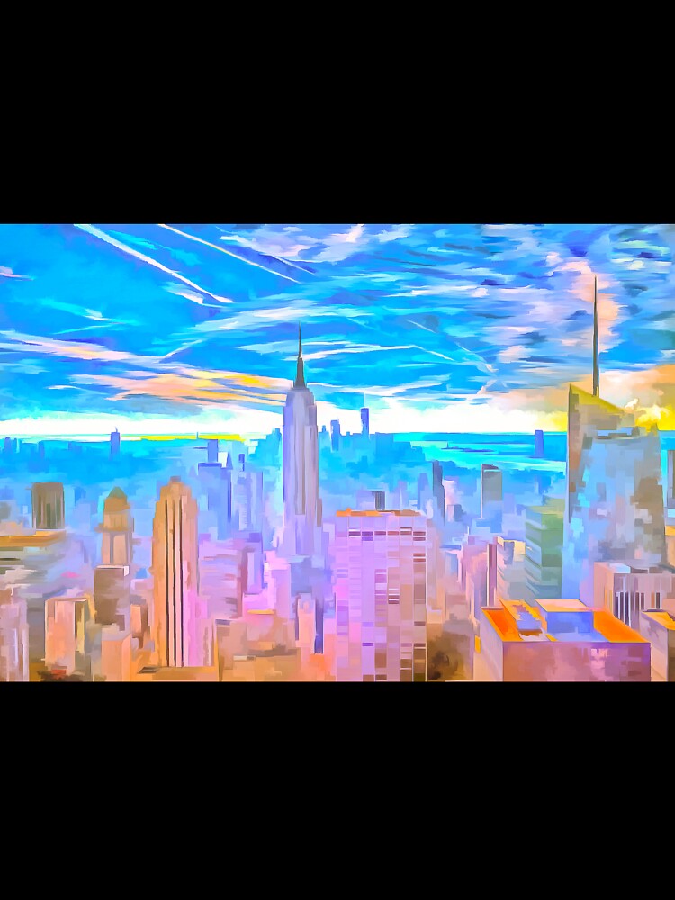 Manhattan Skyline Pop Art by bejacs