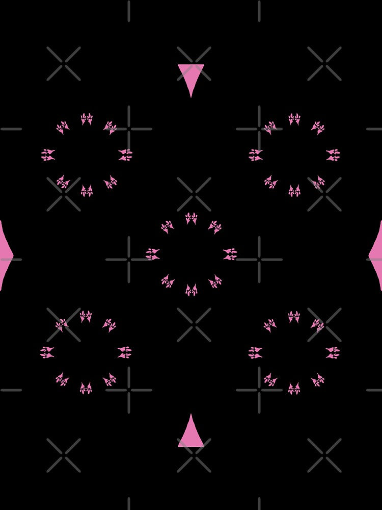 Flower patterns black on white by Chaoticzarts