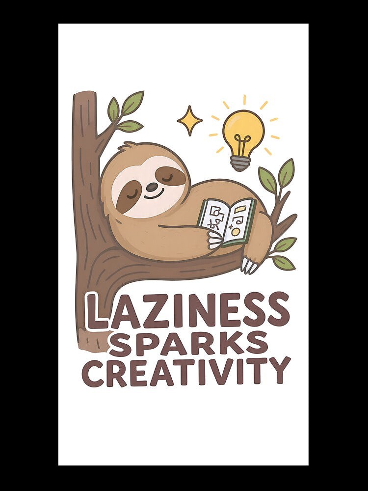 Cute Sloth Relaxing by Print75