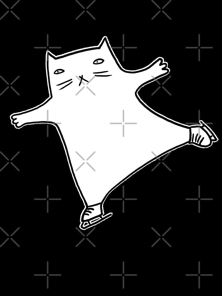 Figure skating cat by eri-morie