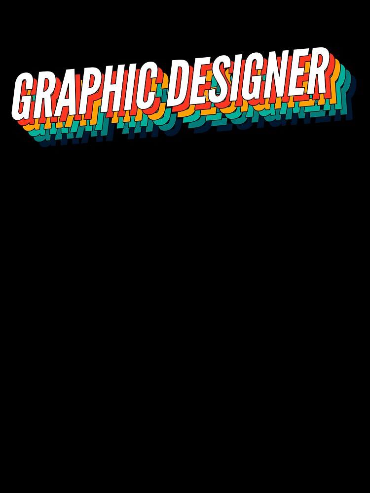 Graphic Designer Retro Vintage Label For The Best Graphic Designer by SVPOD
