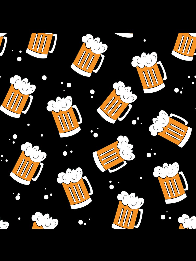 Beer Mugs on black background by ChuckyStore79