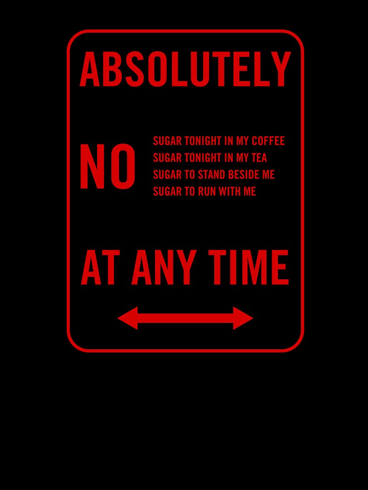 No Sugar Tonight Design by JuiceAndJuniper