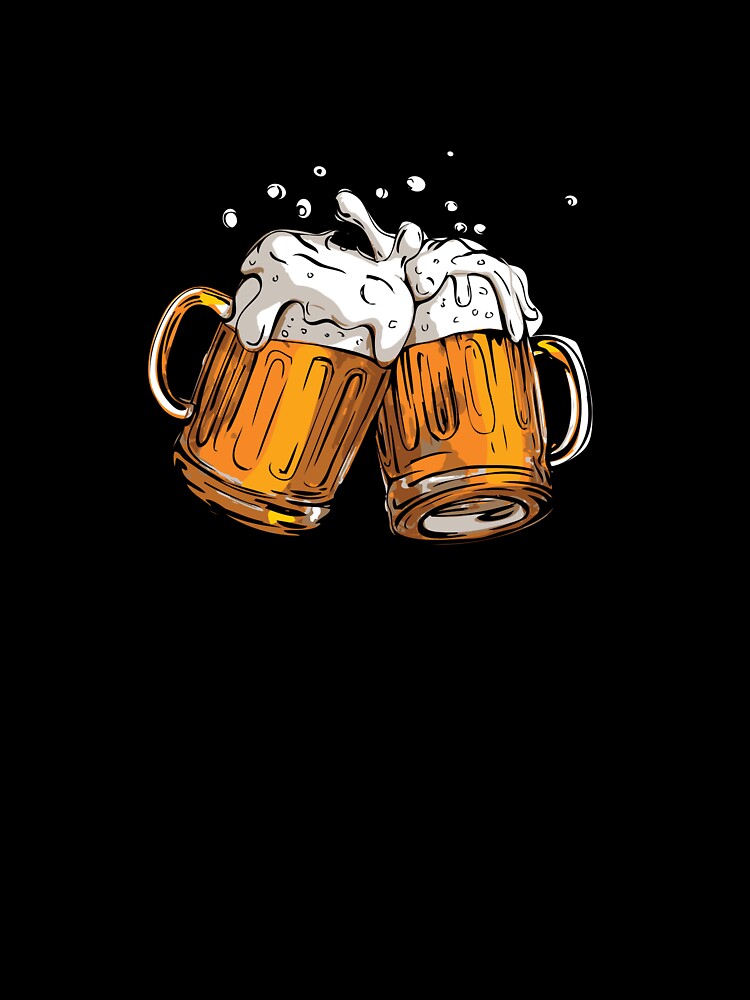 Beer + Friends = Happiness : quote about beer by DeluxBee