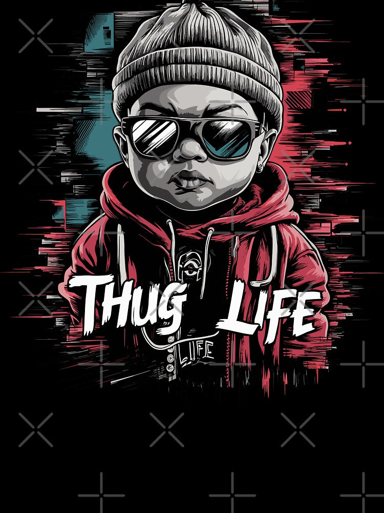 Thug Baby Life Design in Vibrant Colors by diegomenjivar92