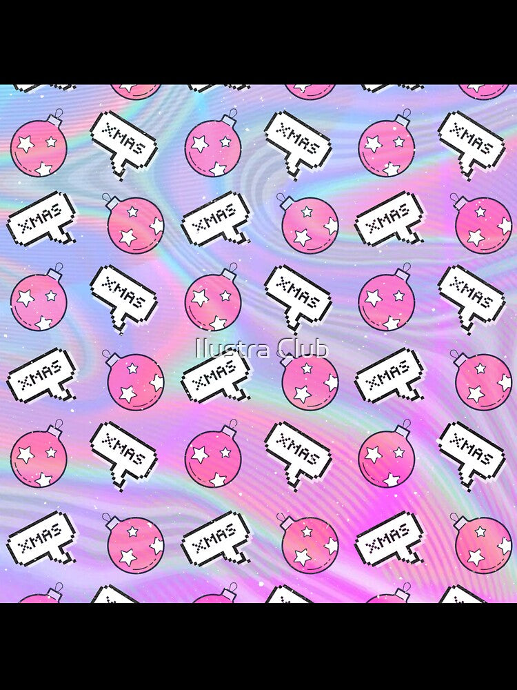 Merry Xmas aesthetic art by Ilustra Club