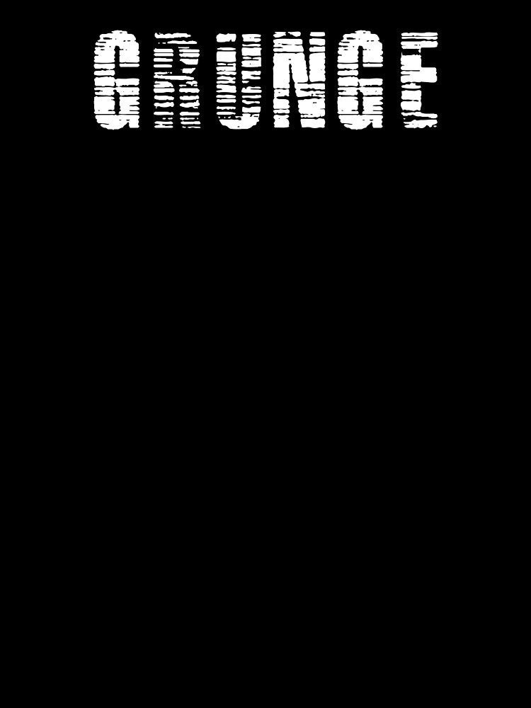 GRUNGE Music Genre by Delightfully Cynical