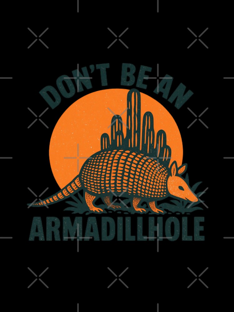 Kind of a Big Dill Armadillo | Funny Pun Retro Graphic by HBDStudio