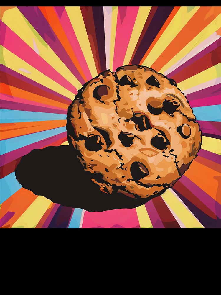 Chocolate Chip Cookie Pop Art 12 by AstroRisq