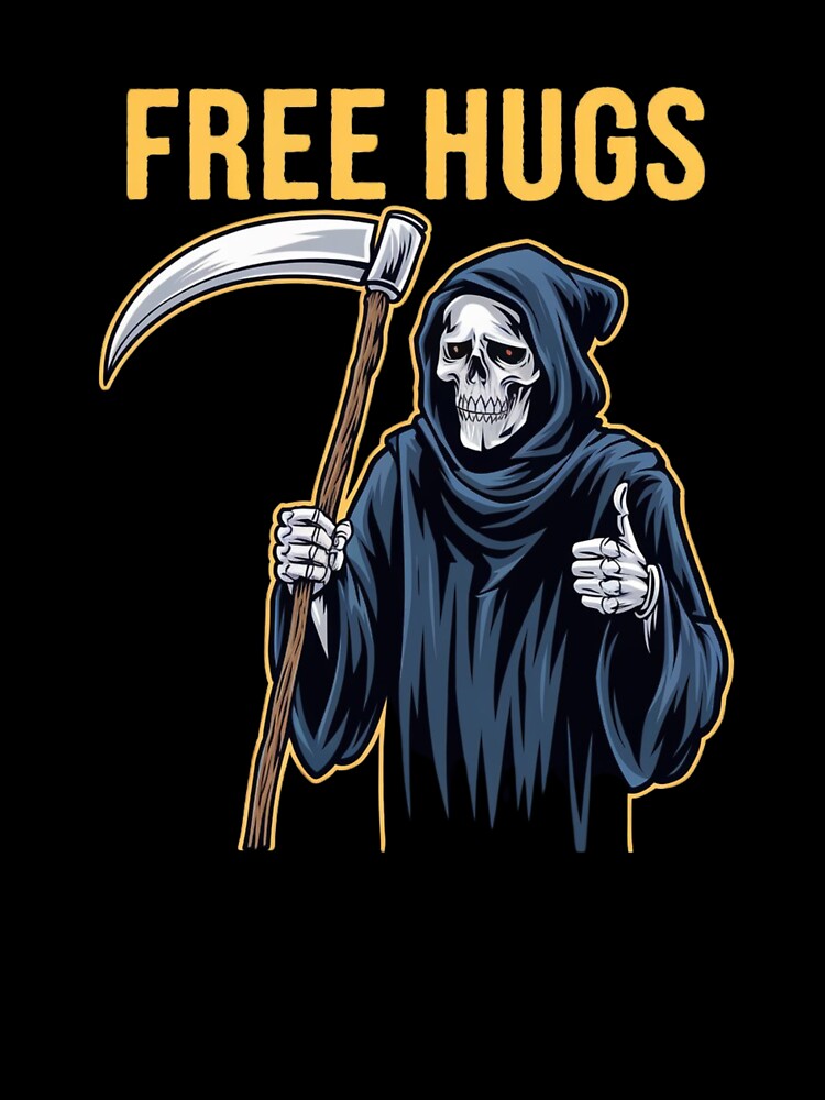 Free Hugs w/Grim Reaper by purepisces