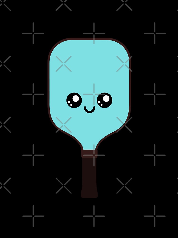 Blue Kawaii Pickleball Paddle by Neeshki