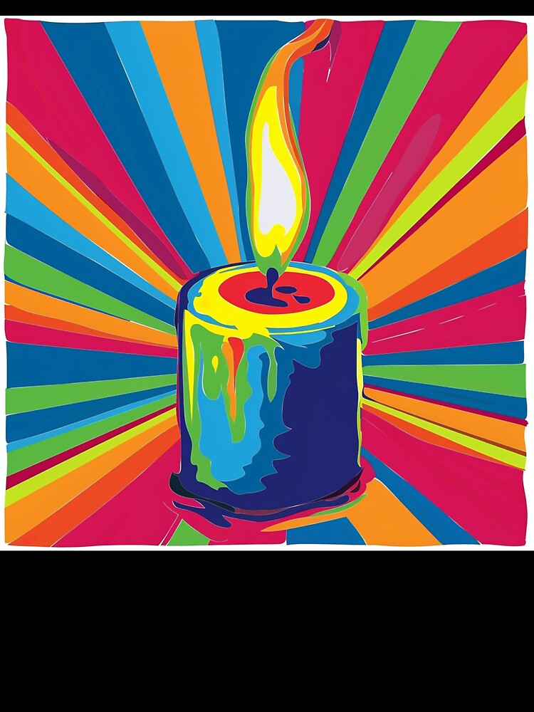 Candle Pop Art 7 by AstroRisq