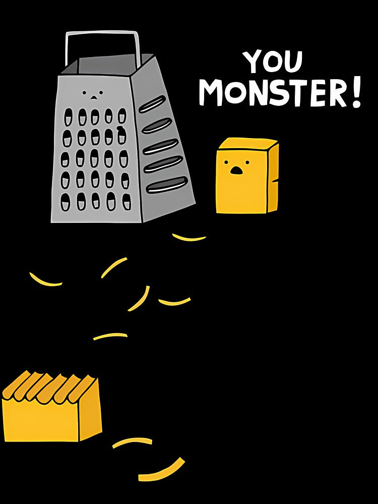 You Monster Cheese Pun by hdukiyxgb46