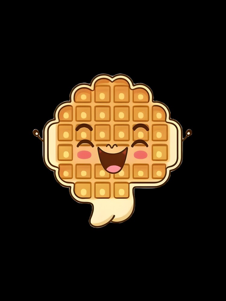 kawaii cute waffle by R.L cases and stickers