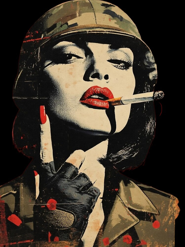 Vintage Army GIrl 1 by ShirtsOfDeath