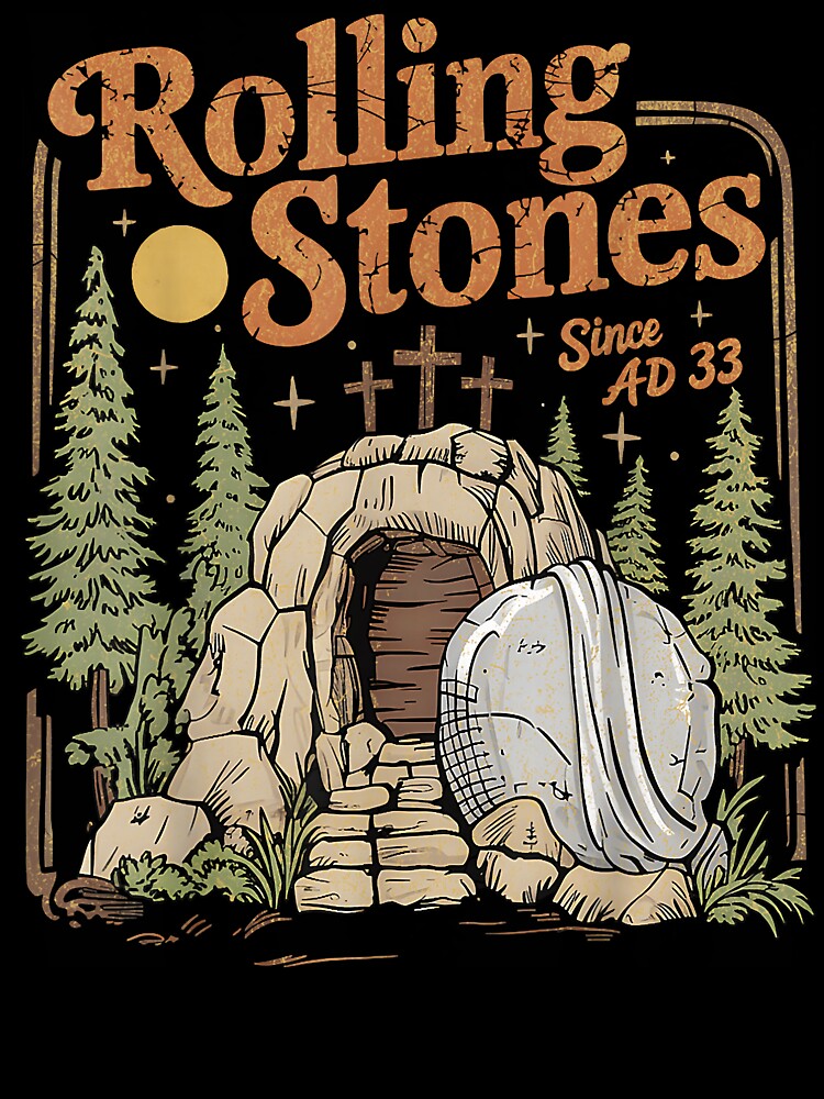 The Stone Was Rolled Away He Alive Retro Christian Easter T by trucnhieuchan