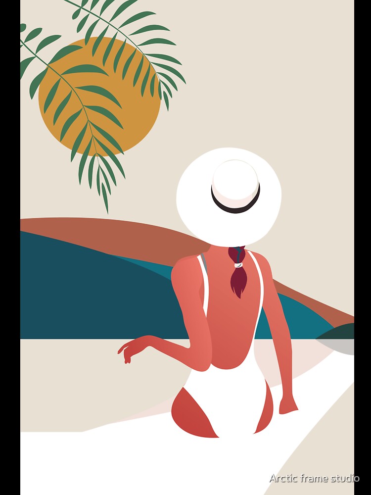 Boho woman poster by Arctic frame studio