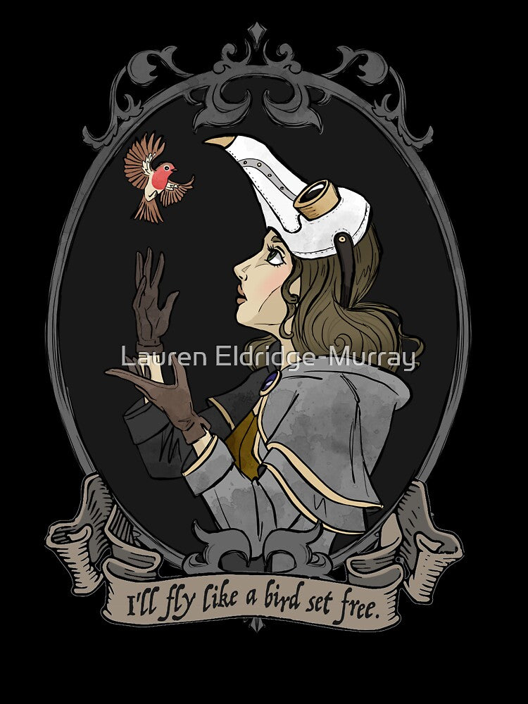 Like a bird set free - Mabel's Mask by Lauren Eldridge-Murray