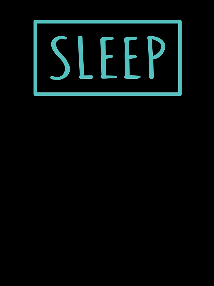 The Word - sleep - minimalist typography by LoveLifeRandom