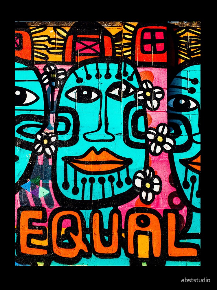Equal for everyone - Street art by abststudio
