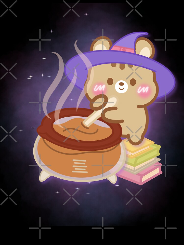 Cute Kawaii Chipmunk Whimsical Coffee Sips by cutecozynook