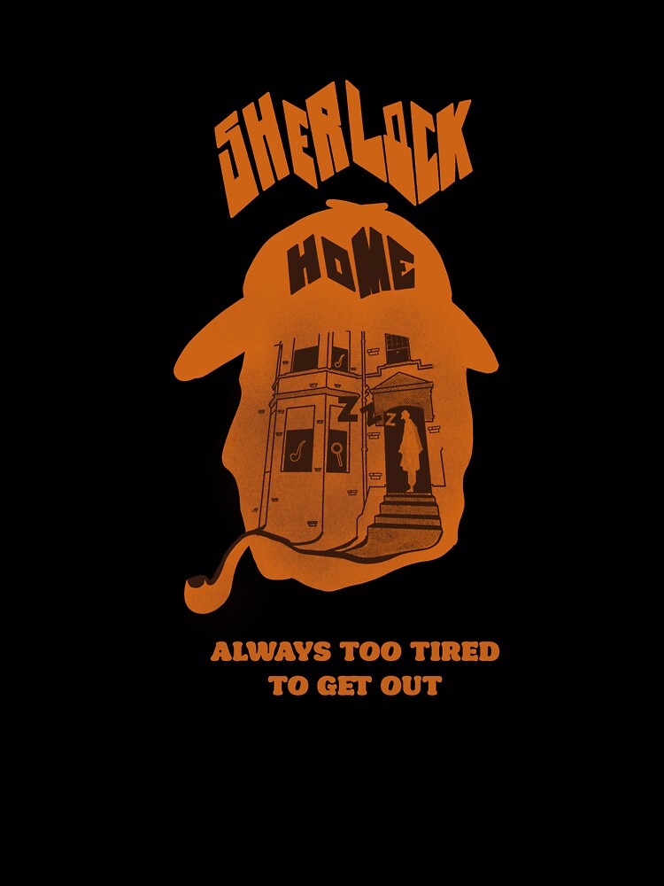 Sherlock Holmes Tired Black by beboplab