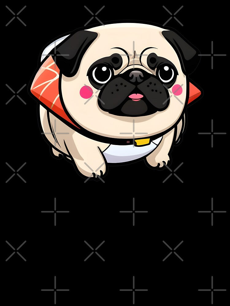 Cute Sushi Pug by PowesomePets