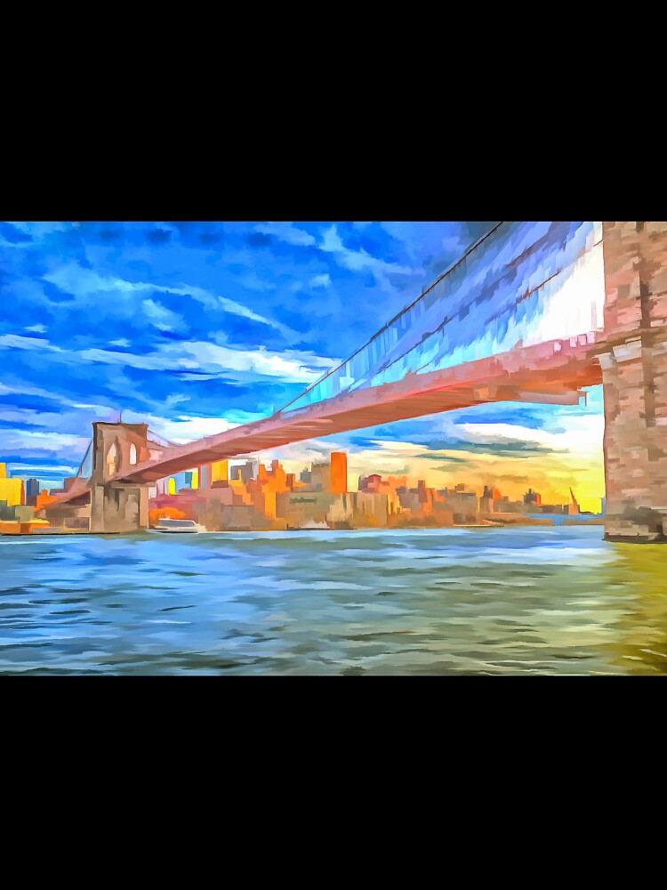 Brooklyn Bridge Pop Art by bejacs