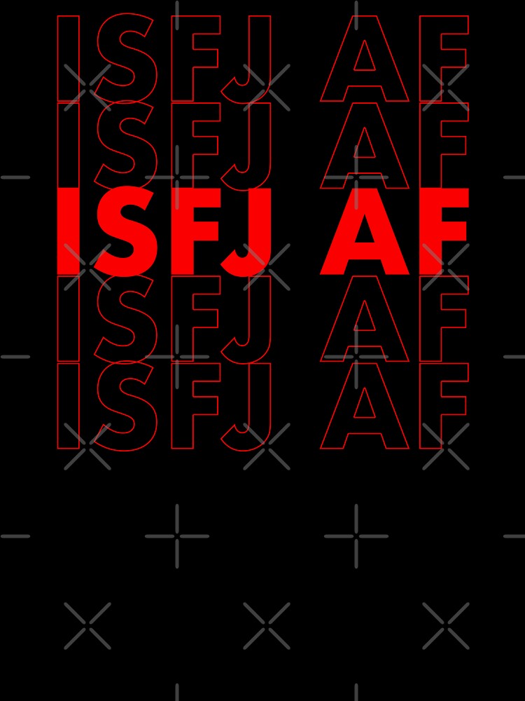ISFJ AF Red Personality MBTI Funny Shirt by FanaticTee