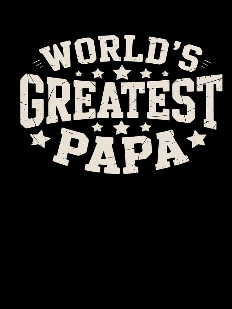 World's Greatest Papa Funny Dad Father's Day by FranzFriesen