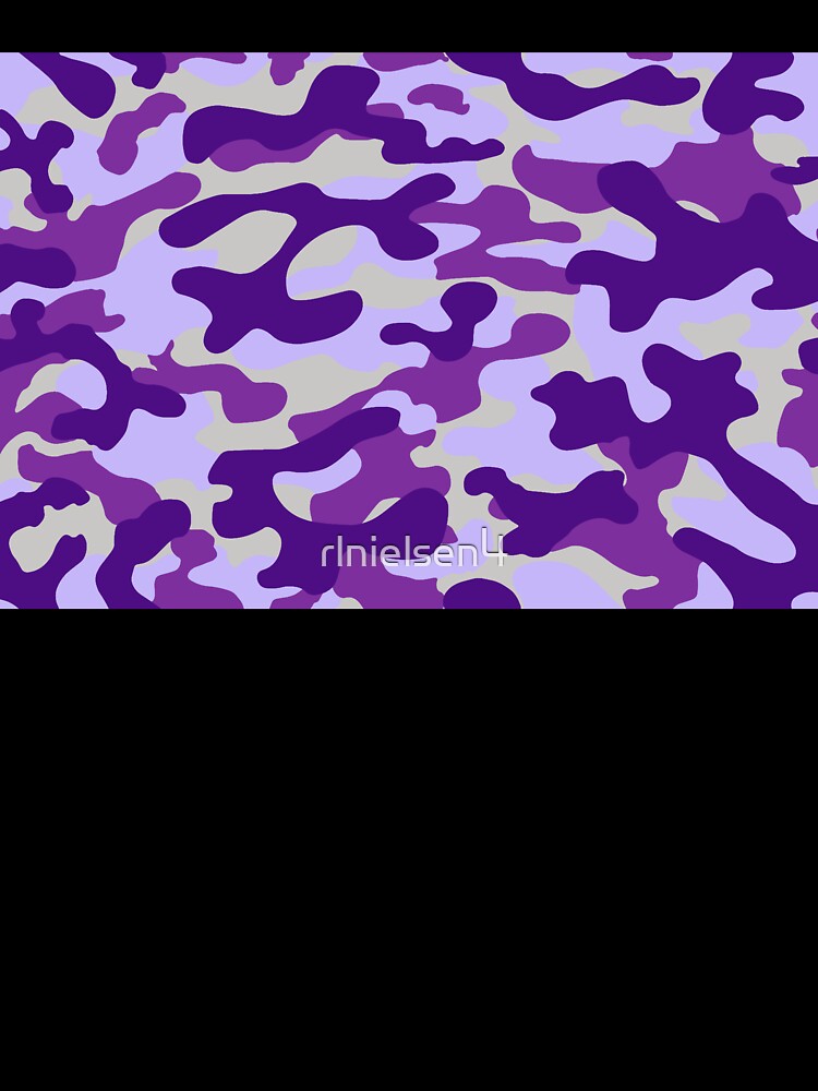 Purple Camouflage Pattern by Phat Dog Designs