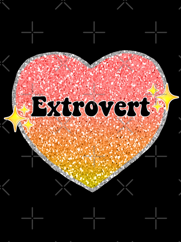 Extrovert ombre heart by Ellie Canhoto