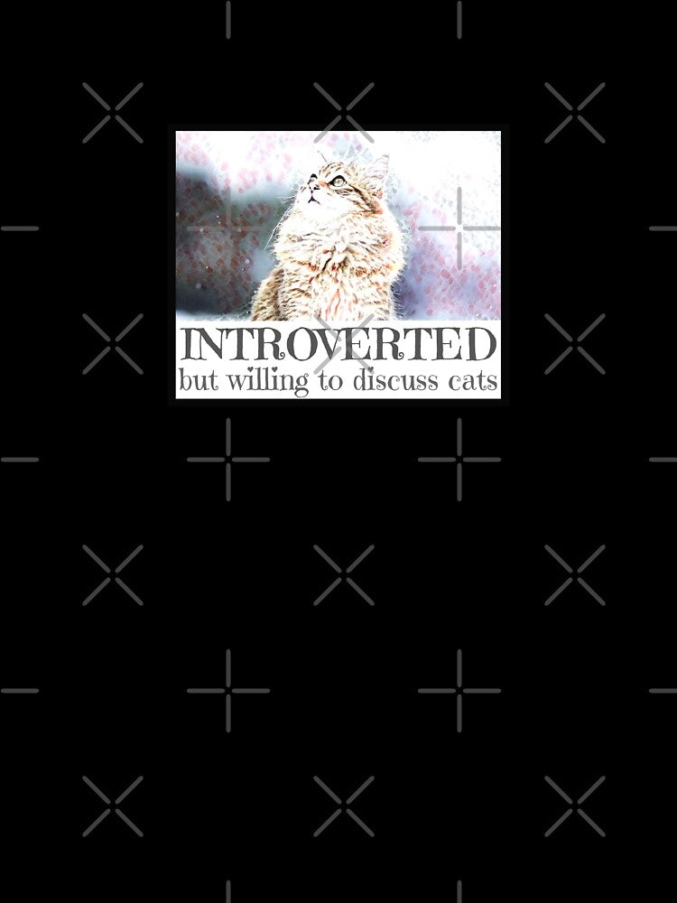 Introverted but willing to discuss cats, introvert humor, introvert memes, introvert life, introverting, infj, intj, introverts be like by The Snarky  Psychologist