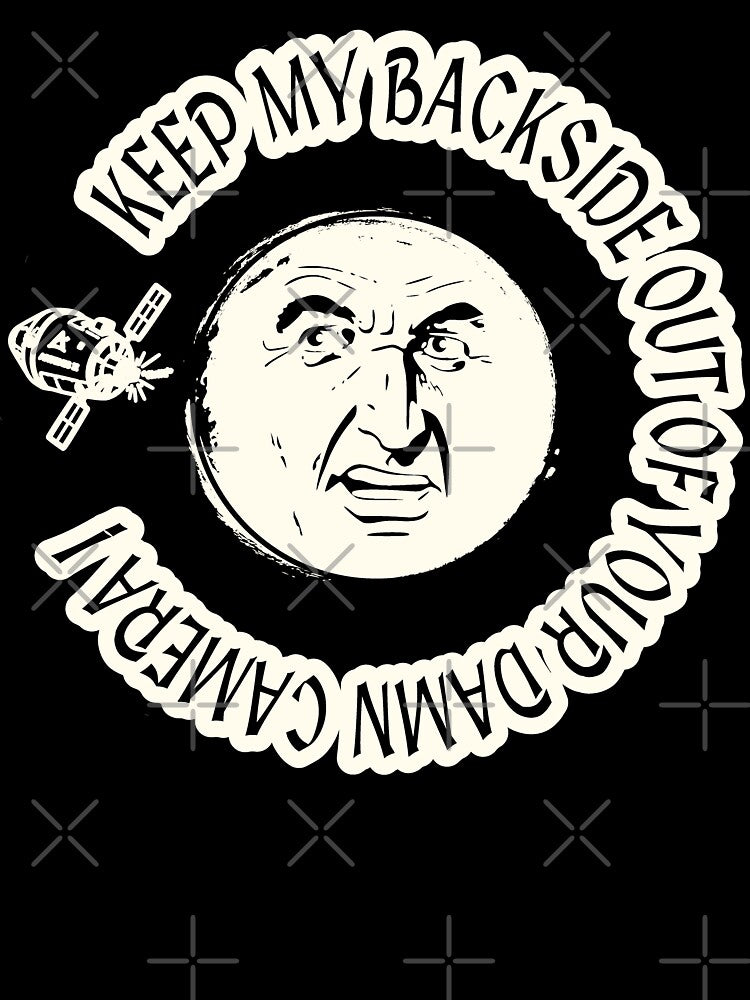 Airtimes ii  Keep My Dark Side Out Your Camera Funny Moon Will Smith Quote Meme Christian Humor Privacy Quote Space Art | white by ZechJohnRB