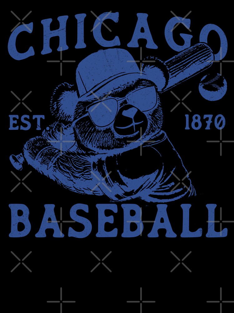 Vintage Grunge Chicago Baseball by ParadoxoMario