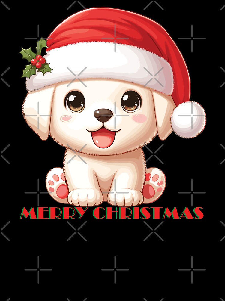 Cute Christmas Labrador Puppy by MCDPShop